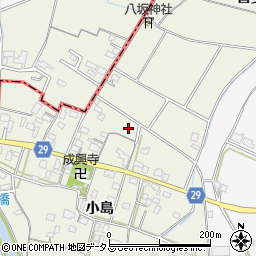 徳島県徳島市応神町西貞方小島周辺の地図