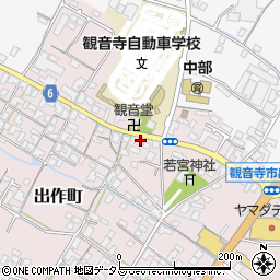 香川県観音寺市出作町851周辺の地図