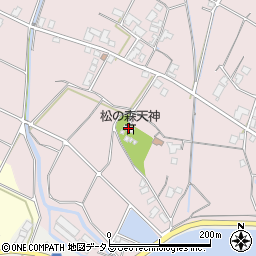 松の森天神周辺の地図