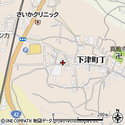 和歌山県海南市下津町丁56周辺の地図