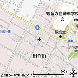 香川県観音寺市出作町952周辺の地図