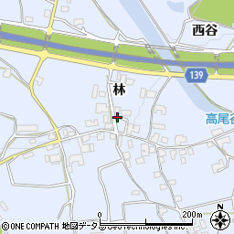 徳島県阿波市土成町高尾林27周辺の地図