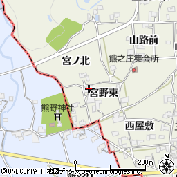 徳島県板野郡上板町引野宮野東37周辺の地図