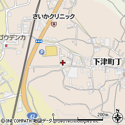 和歌山県海南市下津町丁52周辺の地図