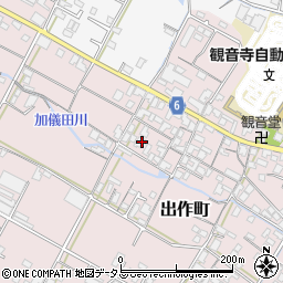 香川県観音寺市出作町982周辺の地図