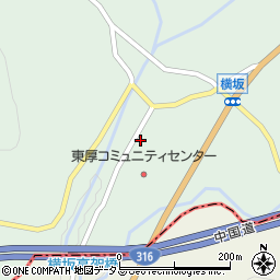 山口県美祢市東厚保町山中703周辺の地図