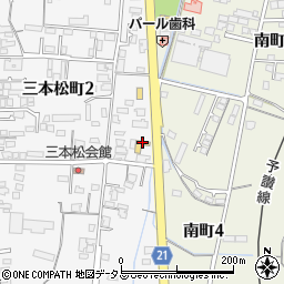 タイヤセレクト観音寺周辺の地図