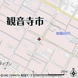 香川県観音寺市出作町101周辺の地図