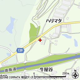 徳島県阿波市土成町吉田ハリマタ72周辺の地図