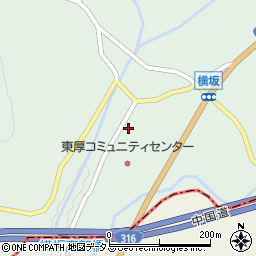 山口県美祢市東厚保町山中659周辺の地図