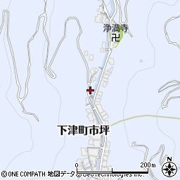 和歌山県海南市下津町市坪107-2周辺の地図
