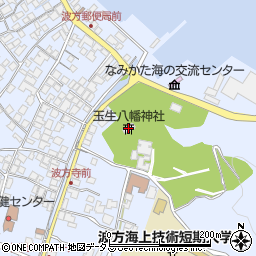玉生八幡神社周辺の地図