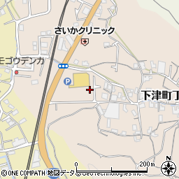 和歌山県海南市下津町丁50周辺の地図