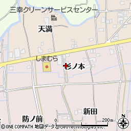 徳島県板野郡板野町中久保杉ノ本周辺の地図