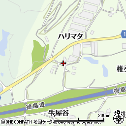 徳島県阿波市土成町吉田椎ヶ丸周辺の地図