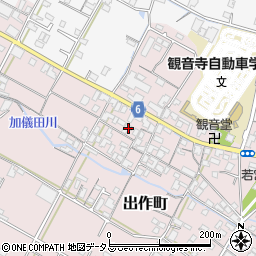 香川県観音寺市出作町951周辺の地図
