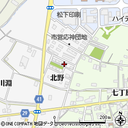徳島県徳島市応神町東貞方北野24周辺の地図