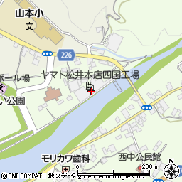 株式会社ヤマト松井本店　四国工場周辺の地図