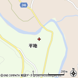 徳島県阿波市市場町犬墓平地202周辺の地図