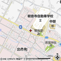 香川県観音寺市出作町900周辺の地図