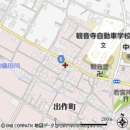 香川県観音寺市出作町955周辺の地図