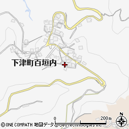 和歌山県海南市下津町百垣内498周辺の地図