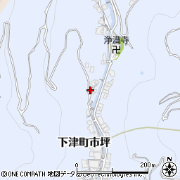 和歌山県海南市下津町市坪100-1周辺の地図