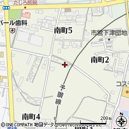 香川県観音寺市南町周辺の地図