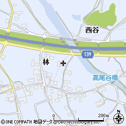 徳島県阿波市土成町高尾周辺の地図