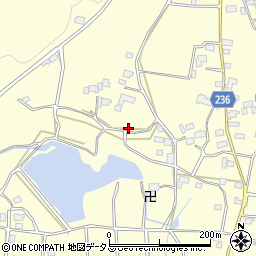 徳島県阿波市土成町浦池周辺の地図