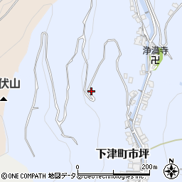 和歌山県海南市下津町市坪20周辺の地図
