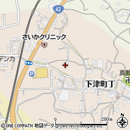 和歌山県海南市下津町丁117周辺の地図