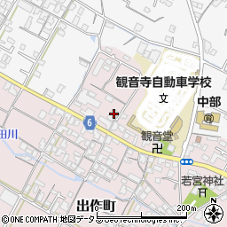 香川県観音寺市出作町961-2周辺の地図