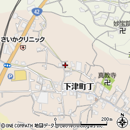 和歌山県海南市下津町丁182周辺の地図