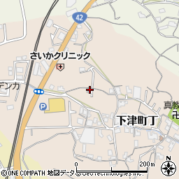 和歌山県海南市下津町丁117-4周辺の地図