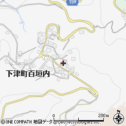 和歌山県海南市下津町百垣内492周辺の地図