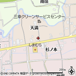 徳島県板野郡板野町下庄天満周辺の地図