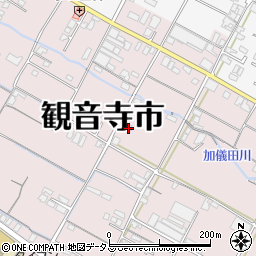 香川県観音寺市出作町1045周辺の地図