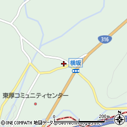 山口県美祢市東厚保町山中750周辺の地図