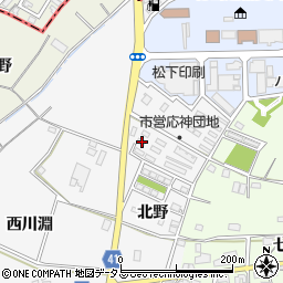 徳島県徳島市応神町東貞方北野26周辺の地図