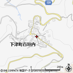 和歌山県海南市下津町百垣内459-3周辺の地図