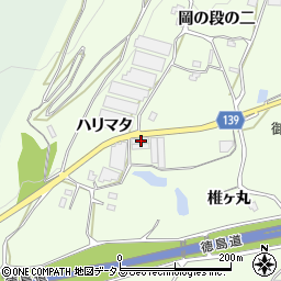 徳島県阿波市土成町吉田岡の段の二95周辺の地図