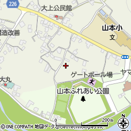 香川県三豊市山本町大野103-2周辺の地図