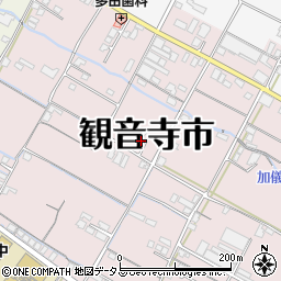 香川県観音寺市出作町1089周辺の地図