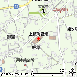 徳島県板野郡上板町周辺の地図