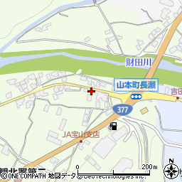 香川県三豊市山本町財田西1165周辺の地図