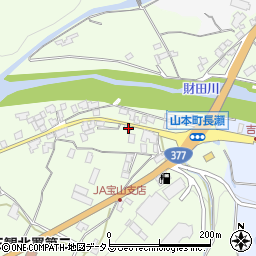 香川県三豊市山本町財田西1165-1周辺の地図