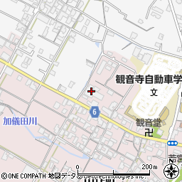 香川県観音寺市出作町959周辺の地図