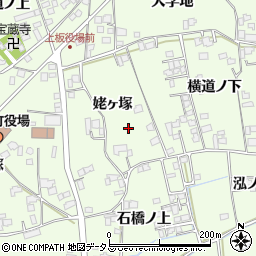 徳島県板野郡上板町七條姥ヶ塚周辺の地図