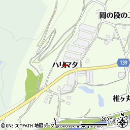 徳島県阿波市土成町吉田ハリマタ周辺の地図